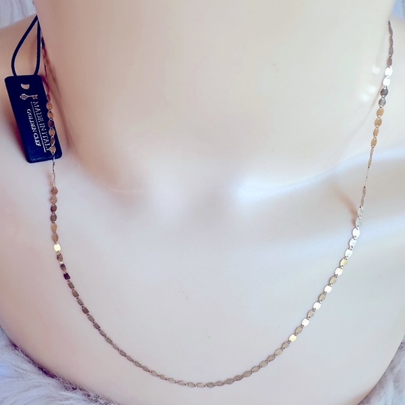 14KT GOLD CHAIN GOLDEN CLEF/ ITALY - Picture 10 of 10